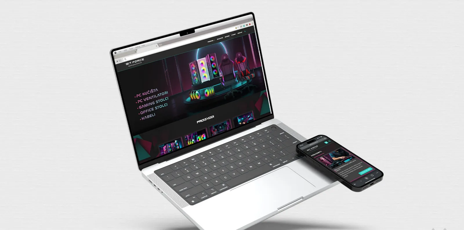 Bit Force — Web dizajn & development